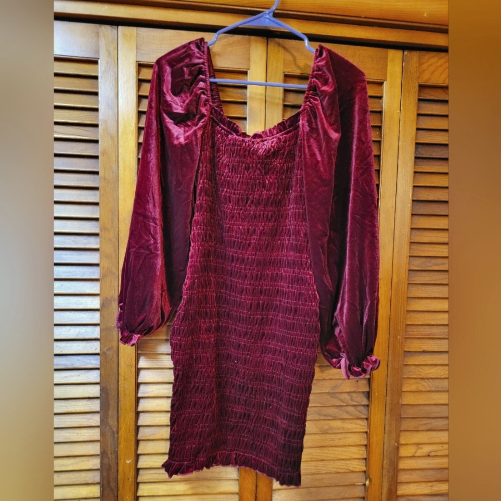 Red Velvet dress